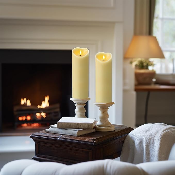 Amagic 4” x 12” Extra Large Waterproof Outdoor Flameless Candles, Battery - Image 7