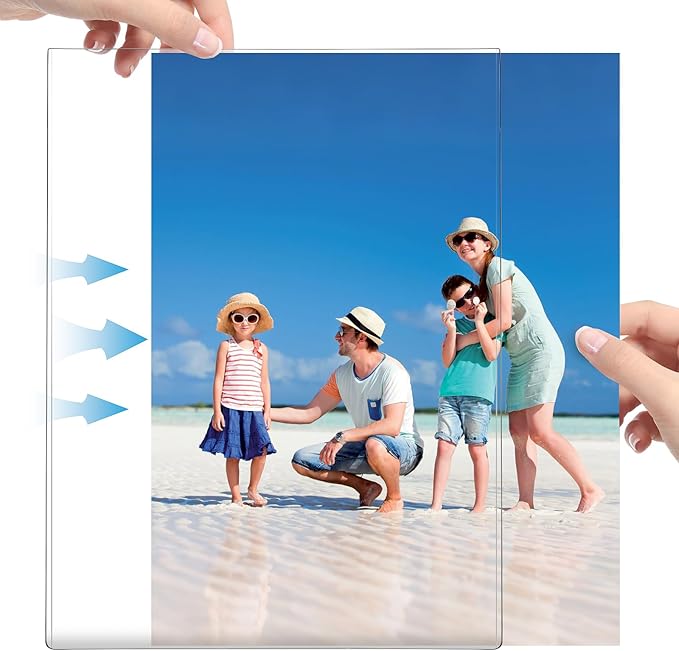 3 Pack Magnetic Picture Frames for Refrigerator, 8.5x11 Magnetic Photo Holders - Image 2