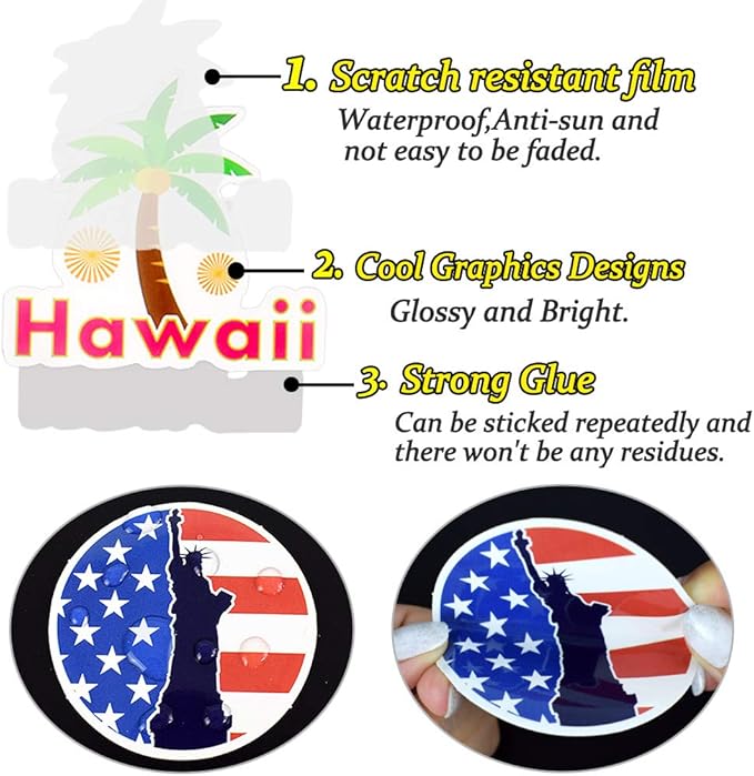 QTL Luggage Stickers for Adults Kids Travel Stickers for Luggage for Easy - Image 4