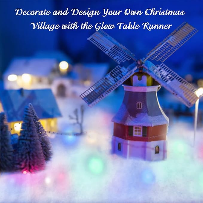 Jetec LED Christmas Fake Snow Blanket - Image 5