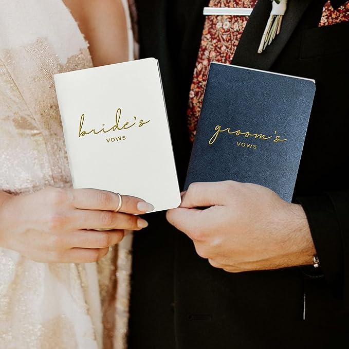 Vow Books His and Hers Wedding Vow Books Bride and Groom Vow Books Wedding - Image 7