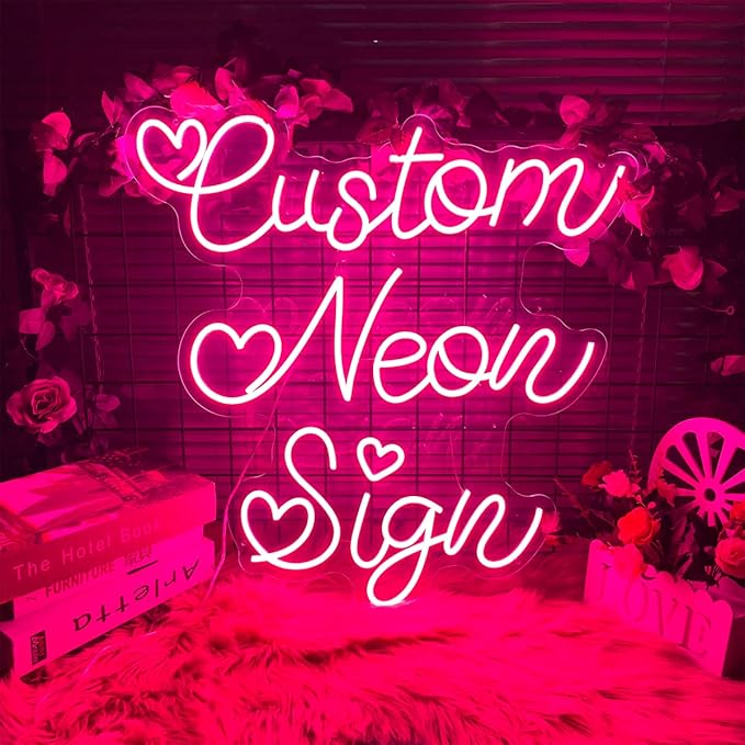 Custom Neon Sign for Wall Decor Personalized LED Neon Wedding Light Sign by HDJSIGN