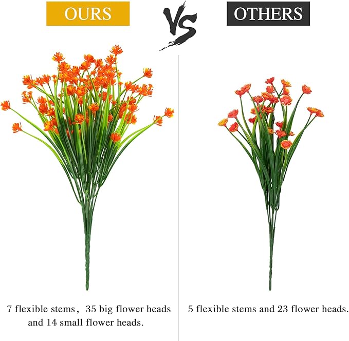 AmyHomie 20 Bundles Artificial Flowers - Image 3