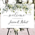Personalized Wedding Welcome Sign, Welcome To Our Wedding Sign, Custom Design by CENOVACY