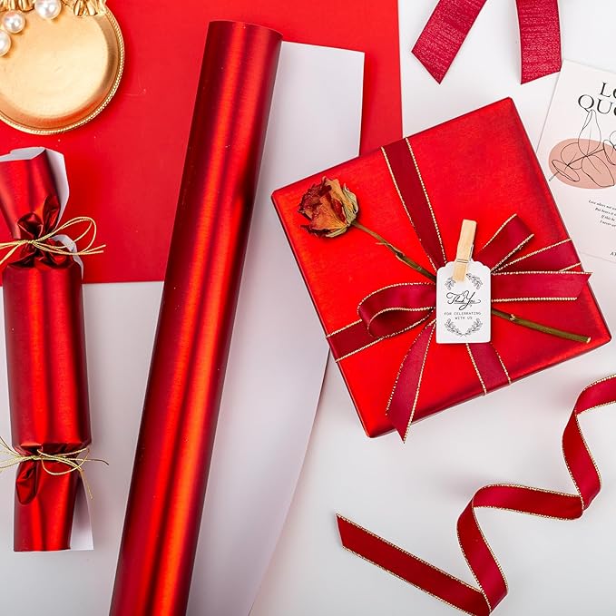 Garbendy Red Wrapping Paper - Image 5