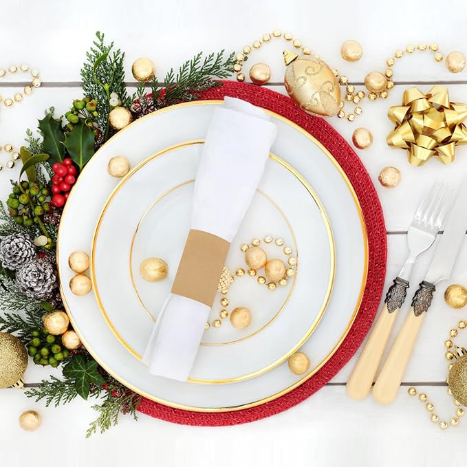 Paper Napkin Bands, Napkin Rings Self Adhesive - Image 4