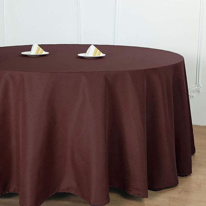 Efavormart Round Tablecloth, 132 Inch Stain & Wrinkle Resistant Washable Table - Image 9