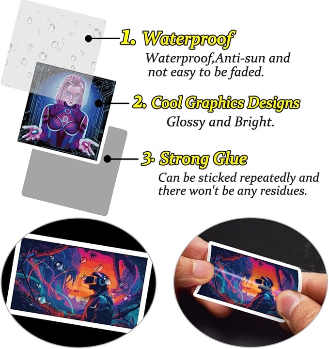 Qtl Cyberpunk Stickers - Image 6