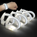 M.best 8pcs LED Light Up Bracelets Glow Flashing Wristbands Glow in The Dark by Mbest