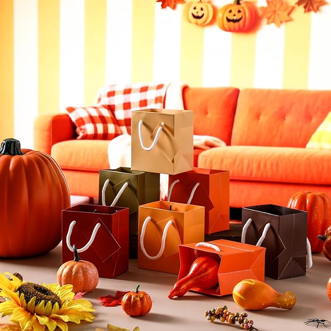 Sherr 100 Pcs Mini Gift Bags Bulk, 4 x 2.75 x 4.5 Inches Paper Bags - Image 7
