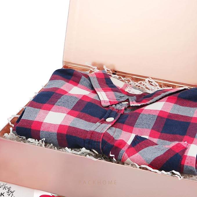 PACKHOME 6 Large Gift Boxes 13.5x10x3.5 Inches, Sturdy Shirt Boxes - Image 3