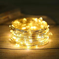 ANJAYLIA 33Ft LED Fairy Lights Battery Operated String Lights 100 LED Firefly by ANJAYLIA