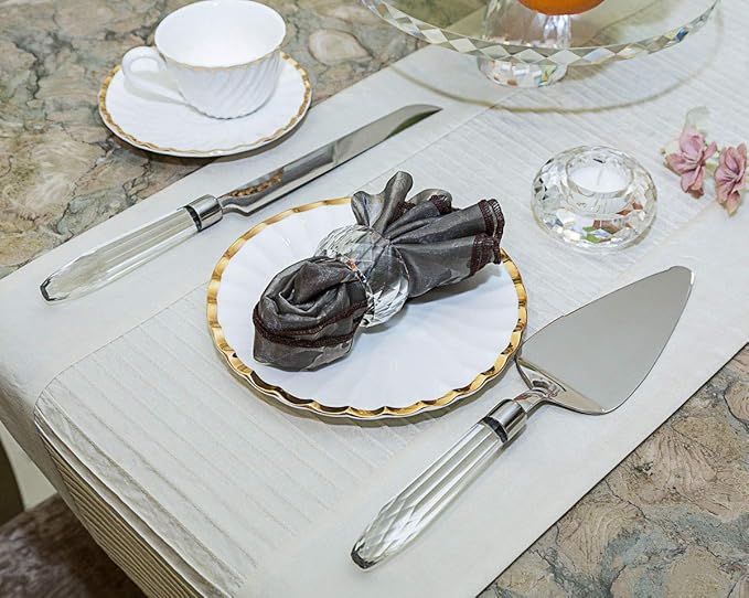 Crystal Napkin Rings Holders - Image 5