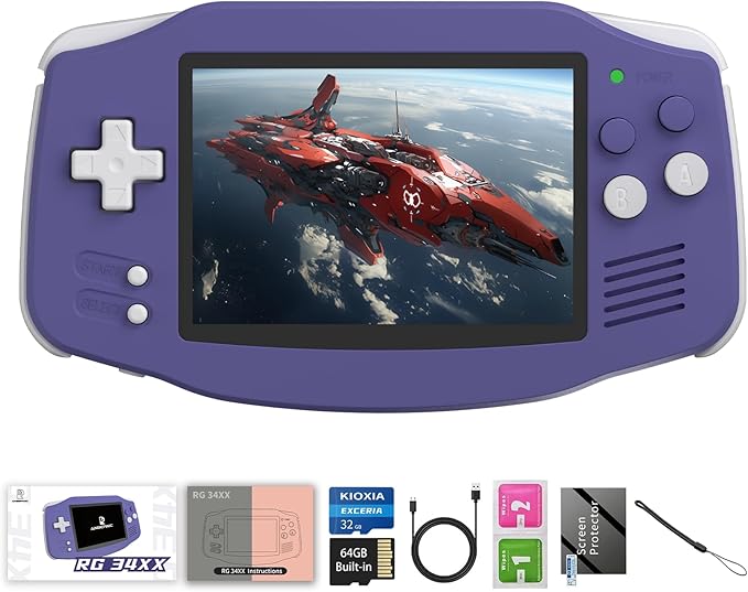 RG34XX Retro Handheld Game Consoles RG34XX Classic Retro Gaming Console 32+64G by ANBERNICRetroGameConsole