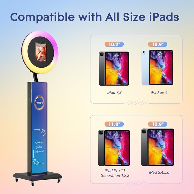 HARZHI Portable Photo Booth Compatible - Image 2