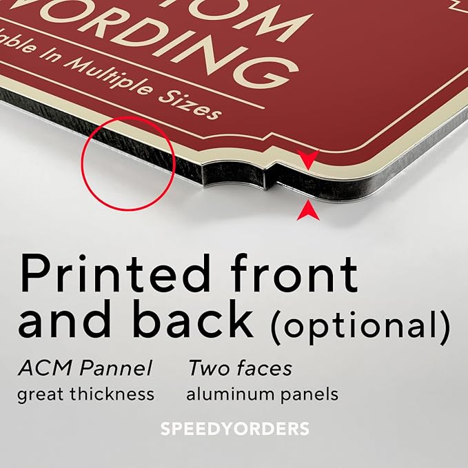 Custom Decorative Outdoor Metal Sign - Image 4