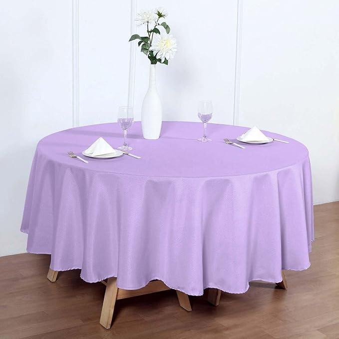 Efavormart Round Tablecloth, 90 Inch Stain & Wrinkle Resistant Washable Table - Image 9