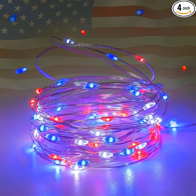 Christmas Fairy Lights Decorations, Waterproof 16FT 50 LED String Light Indoor by EXF