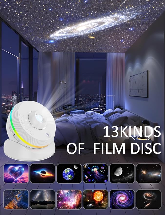 Meteor Galaxy Projector, 13 in 1 Planetarium Star Projector Galaxy Night Light - Image 2