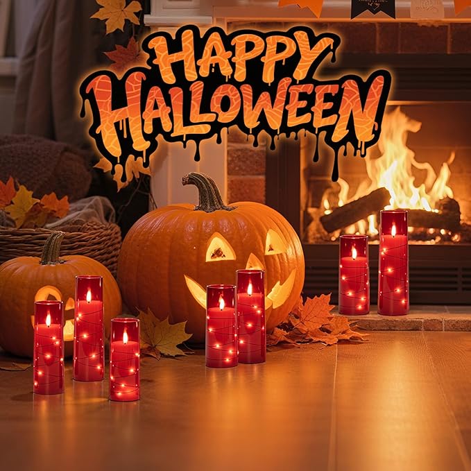 Raycare Flameless Candle with Remote Timer – 9 Flickering Acrylic Battery - Image 2