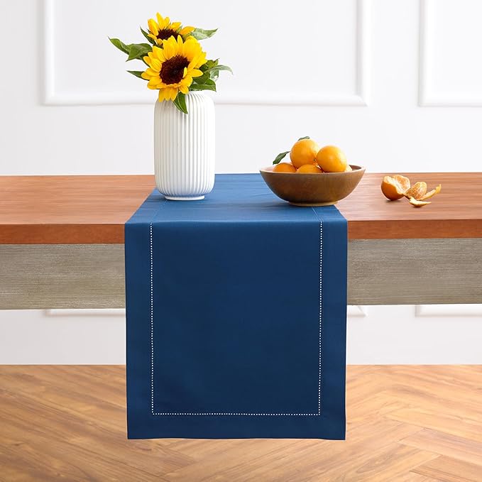 Solino Home Cotton Linen Table Runner 48 Inches by SolinoHome
