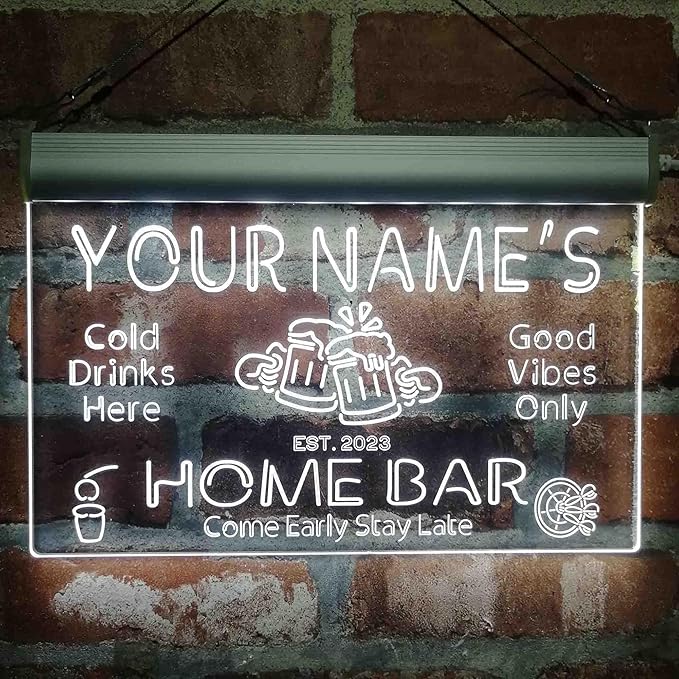 ADVPRO Personalized Your Name Custom Home Bar Beer Established Year Single - Image 2