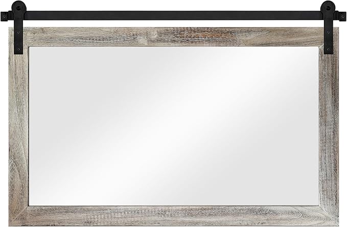 COGOOD Farmhouse Barn Door Mirror - Image 6