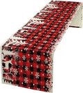 Christmas Table Runner, W13X L80 in by Kurtect