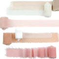 6 Rolls Handmade Fringe Chiffon Silk Ribbon 1.5" x 3 Yd Colorful Ribbon by Willbond+Technology+Limited