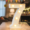 LED Marquee Light Up Numbers Sign by NANXU