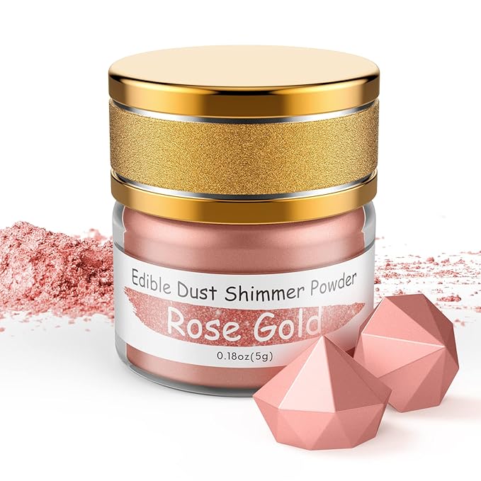 Jelife Rose Gold Edible Luster Dust by OrderNowfromJelife