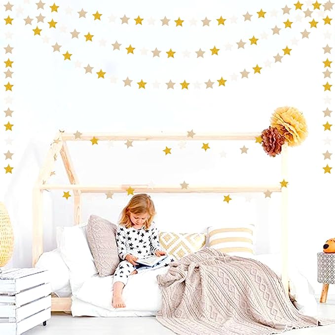 White-Gold Champagne Party-Decorations Bachelorette-Christmas Garland - 62ft - Image 7