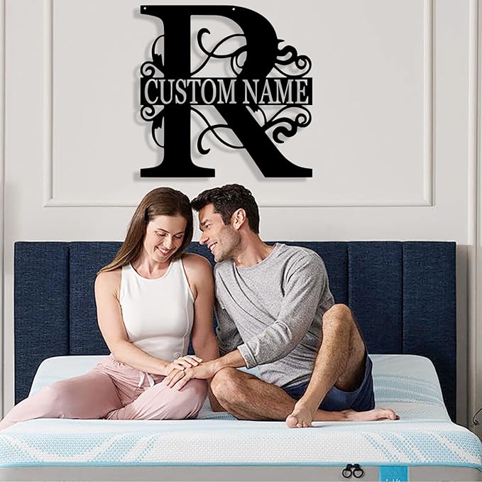 Custom Metal Name Sign, Personalized Family Last Name Signs - Image 5