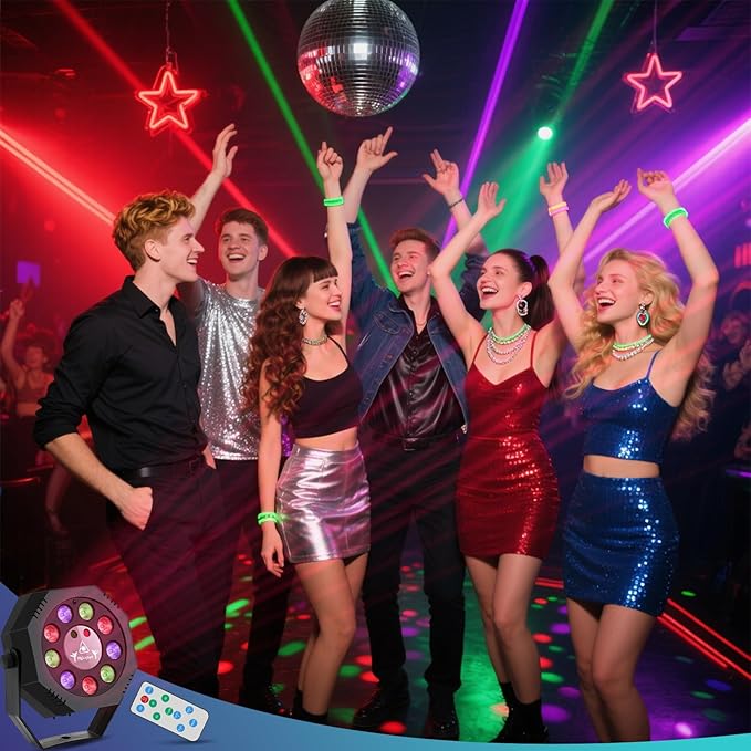 Party Light, Sound Activated DJ Lights - Image 2