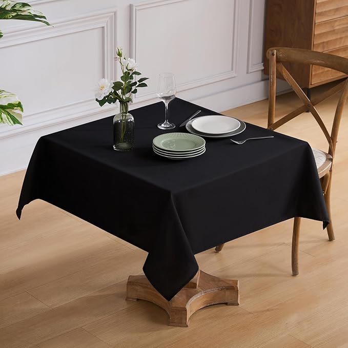 VidaFete Square Tablecloth 10 Pack52 x 52 Inch Tablecloths Stain Wrinkle - Image 5