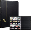 MUDOR Stamp Collecting Album, 7 Rows Pockets Stamp Book by MUDOR