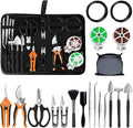 Bonsai Tools Set, Include 262 Feet Bonsai Wire, 29.5"x29.5" Plant Repotting Mat by Taschyas