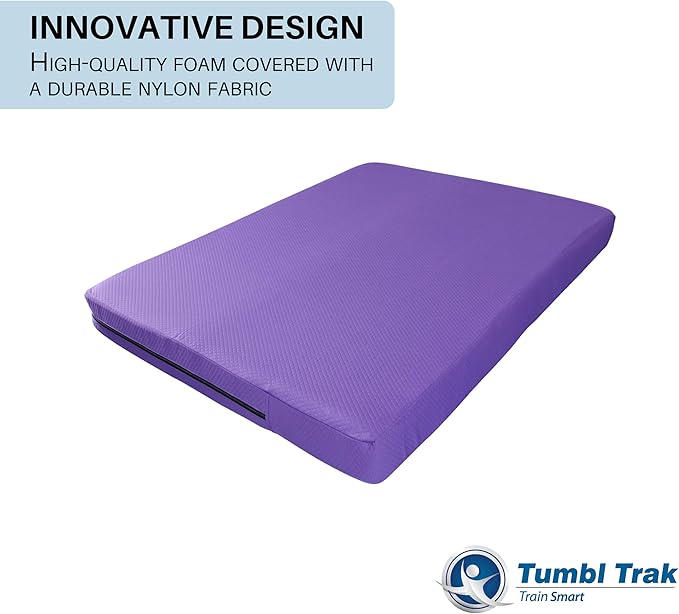 Tumbl Trak Home Practice Mat, 4 ft x 6 ft x 6 in, Soft Pillow Mat, Thick - Image 3