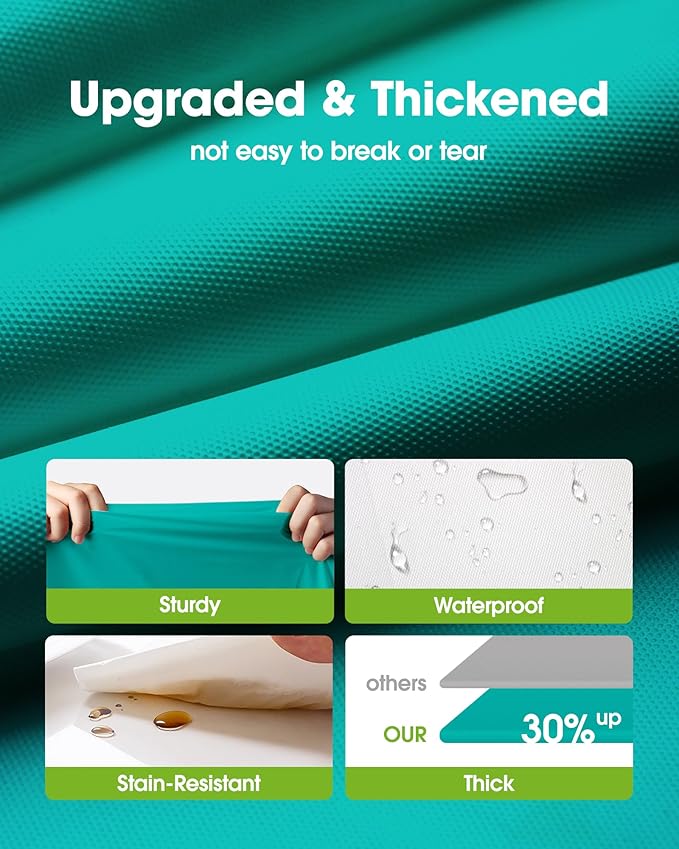 Pureegg Plastic Table Cloth Disposable 10 Pack, 54 x 108 Inch Table Cloths - Image 3