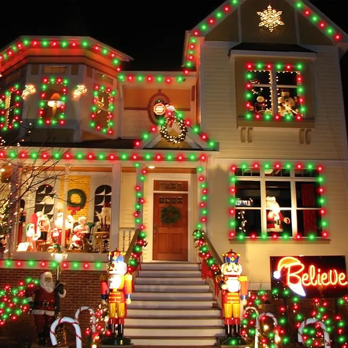 YEGUO 165ft 500 LED Christmas Lights Outdoor Waterproof - Image 8