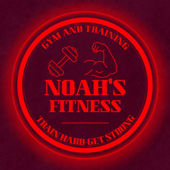 Custom Gym LED Sign – Personalized Color Changing Acrylic Wall Decor - Image 4