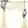 VOK Wedding Arch Draping Fabric Chiffon Fabric, 29in x 18Ft Sheer Chiffon by VOK