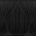 MEETSKY 4 Panels Black Backdrop Curtain by MEETSKY