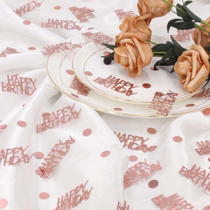 Rose Gold Birthday Confetti - Image 3