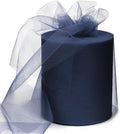 6" x 200 Yards Navy Blue Tulle Fabric Rolls by GCVOPTON