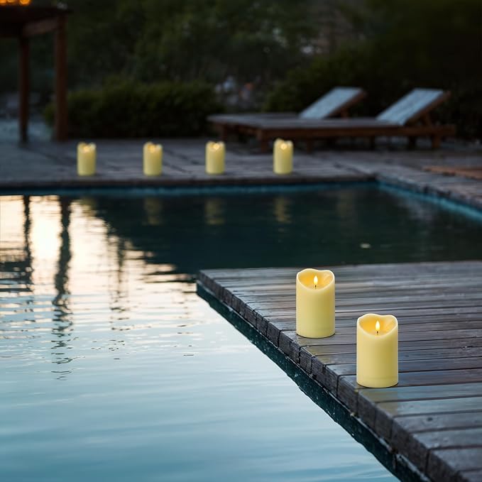 Amagic 4” x 6” Waterproof Outdoor Flameless Candles - Image 7