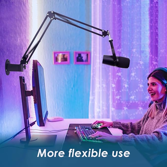YOUSHARES MV7 Wall Mount Boom Arm Stand - Image 2