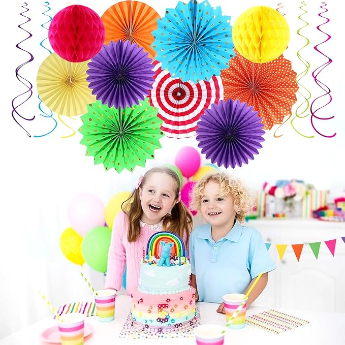 Rainbow Birthday Party-Decorations - Image 4