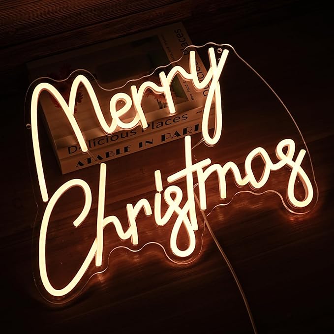 Merry Christmas Neon Sign USB Powered Merry Christmas Neon Light Sign - Image 5