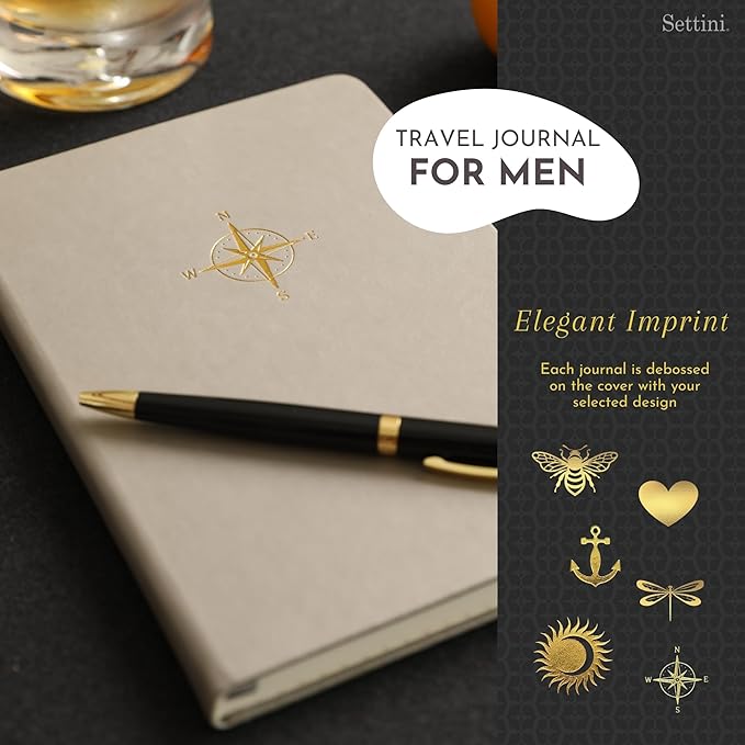 SETTINI Lined Journal, 192 Archival-Quality Pages, QuillEase Bleed-Free Paper - Image 3